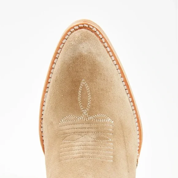 Charmed Tan Suede Cowgirl Boots by Miranda Lambert - Picture 2 of 9